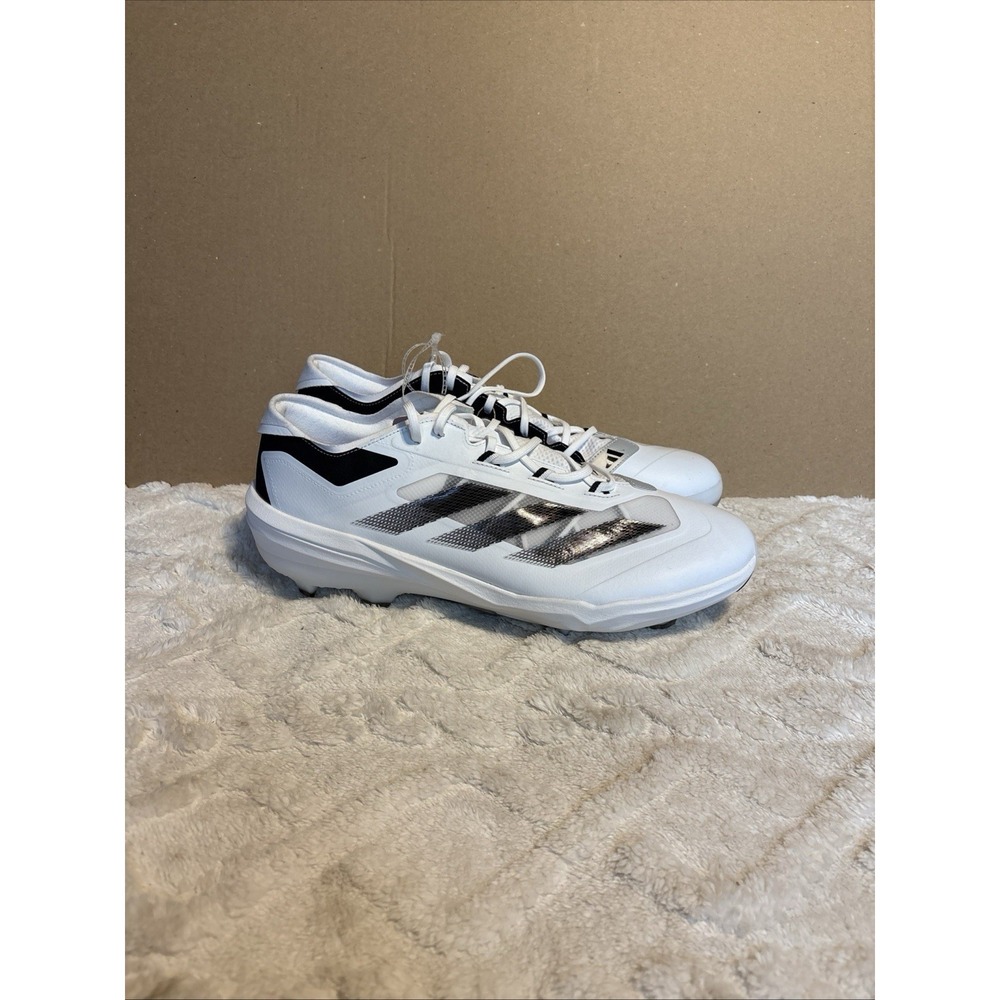 Adidas Adizero Impact‎ TPU Men's Size 17 White Black Baseball Cleats IF3355